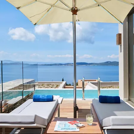 Excellent Halkidiki Junior Pool 1 1 Bedroom Stunning Sea Views Ouranoupoli Villa